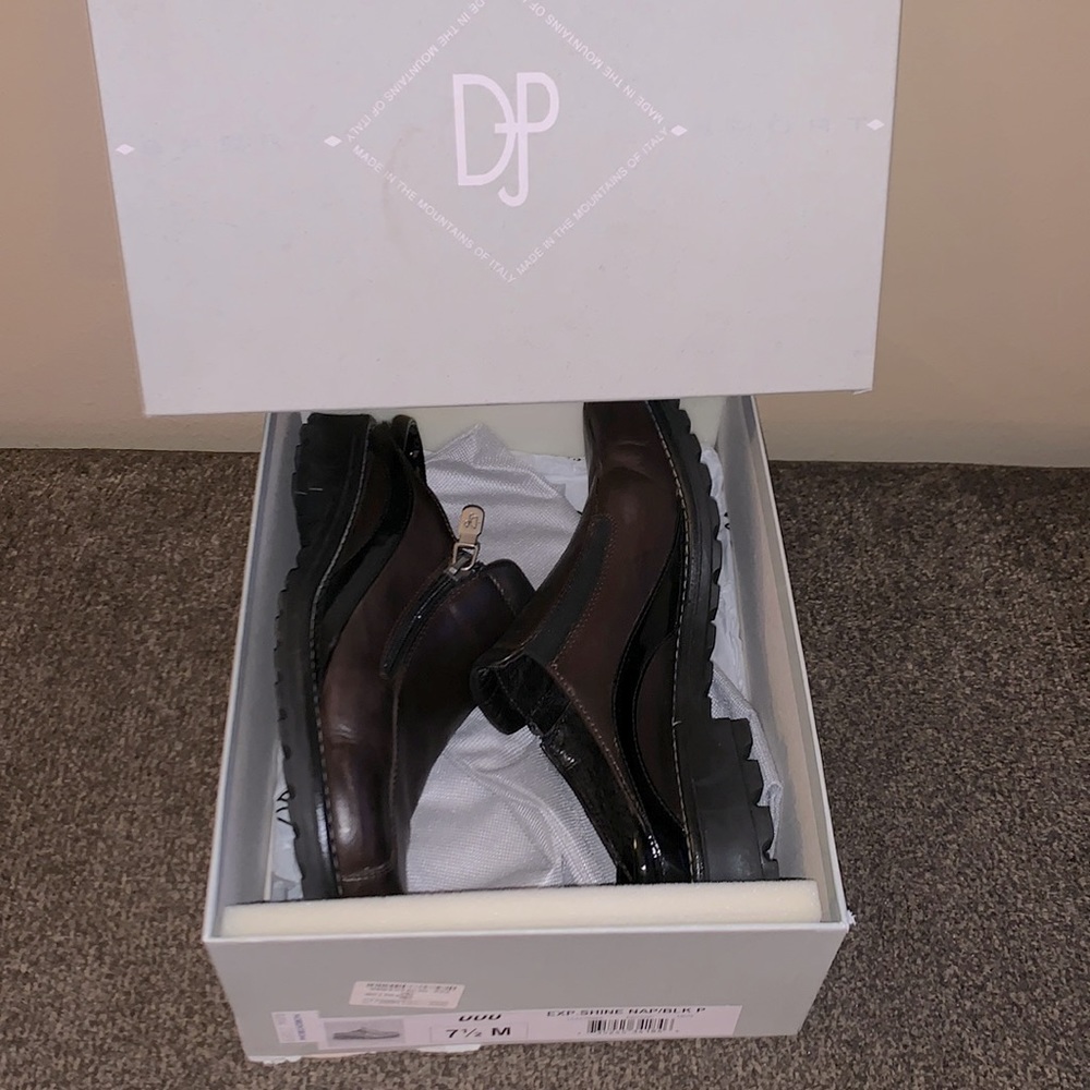 Donald J Pliner Slip on Leather Shoes
